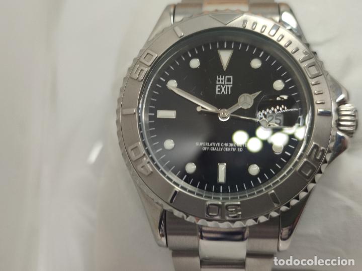 Vintage: BOTITO RELOJ EXIT ESTILO ROLEX SUBMARINE, DE CABALLERO. - Foto 20
