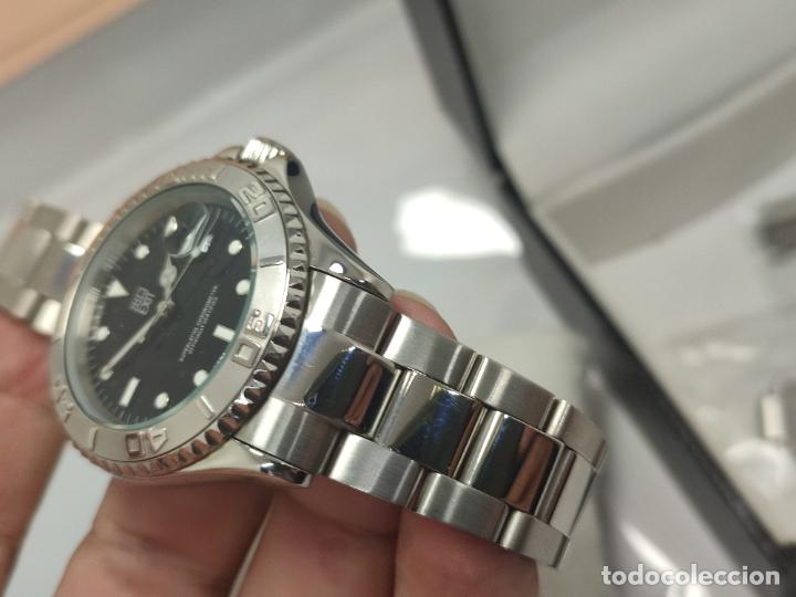 Vintage: BOTITO RELOJ EXIT ESTILO ROLEX SUBMARINE, DE CABALLERO. - Foto 21