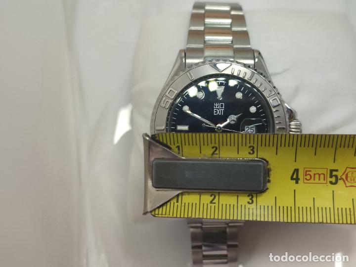 Vintage: BOTITO RELOJ EXIT ESTILO ROLEX SUBMARINE, DE CABALLERO. - Foto 23