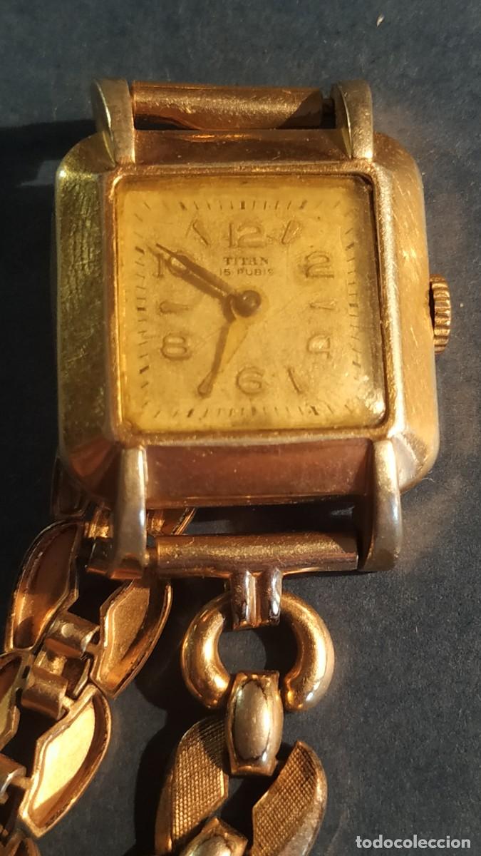 Vintage: Reloj mujer titan..funcionando correctamente - Foto 1