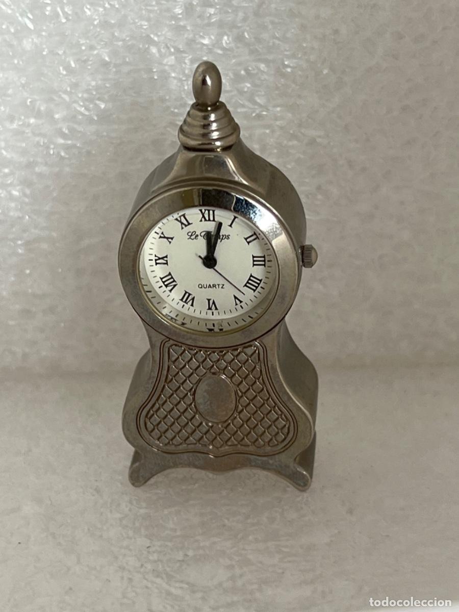 Vintage: Reloj miniatura Le Temps - Foto 1