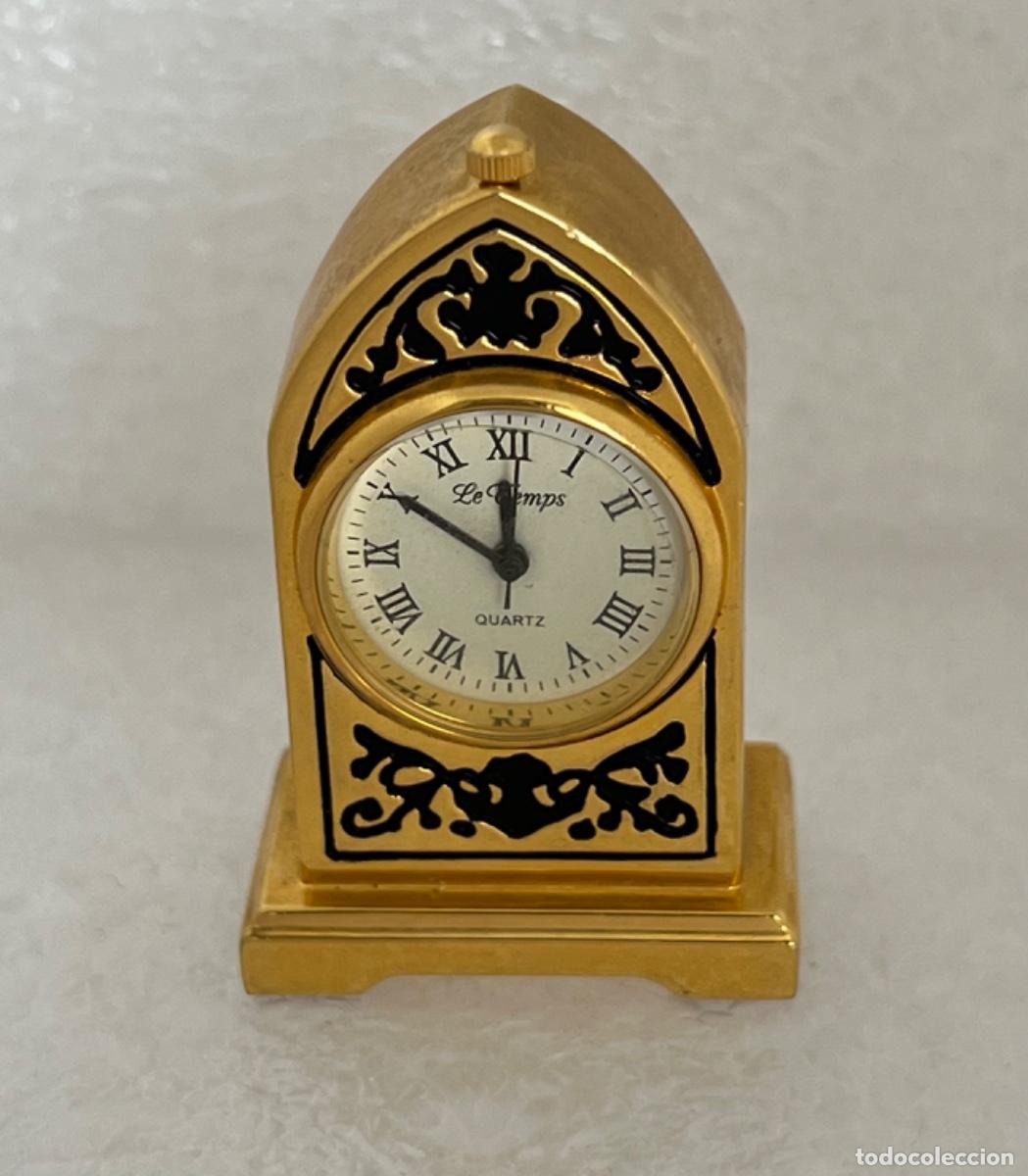 Vintage: Reloj miniatura Le Temps - Foto 1