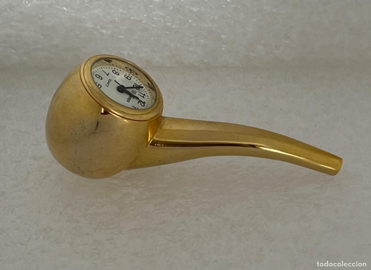 Vintage: Reloj miniatura Le Temps Pipa - Foto 1