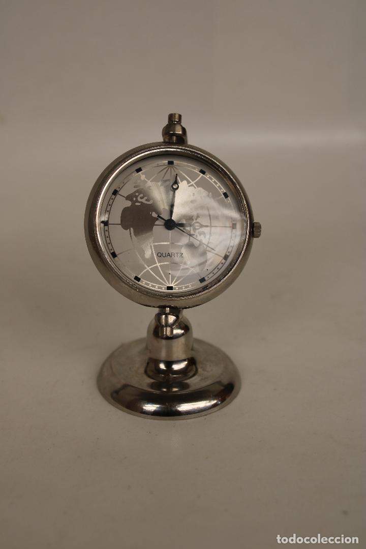 Vintage: globo terraqueo reloj quartz - Foto 3