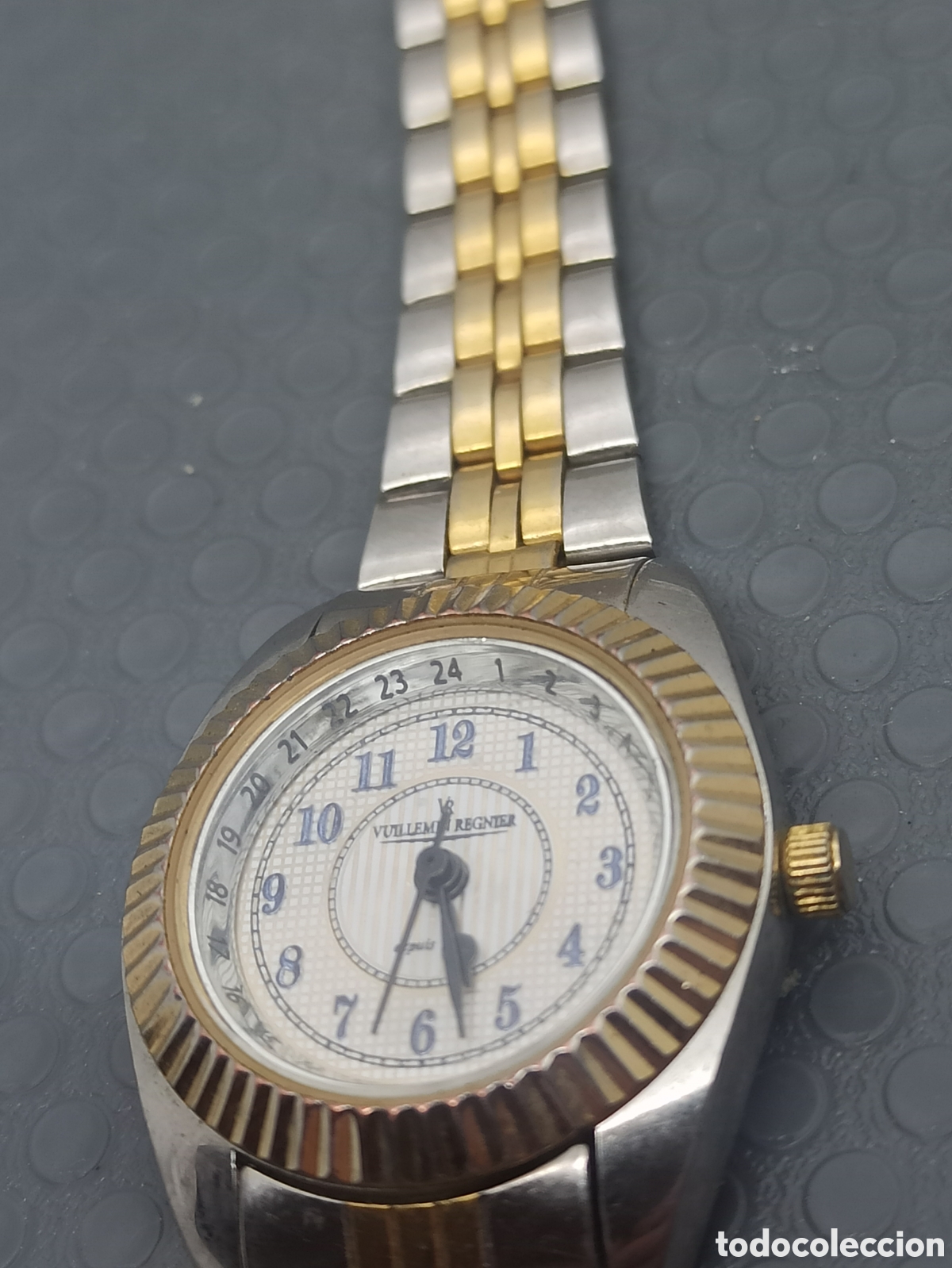 Vintage: Reloj vuillemin regnier Quartz Funciona - Foto 3