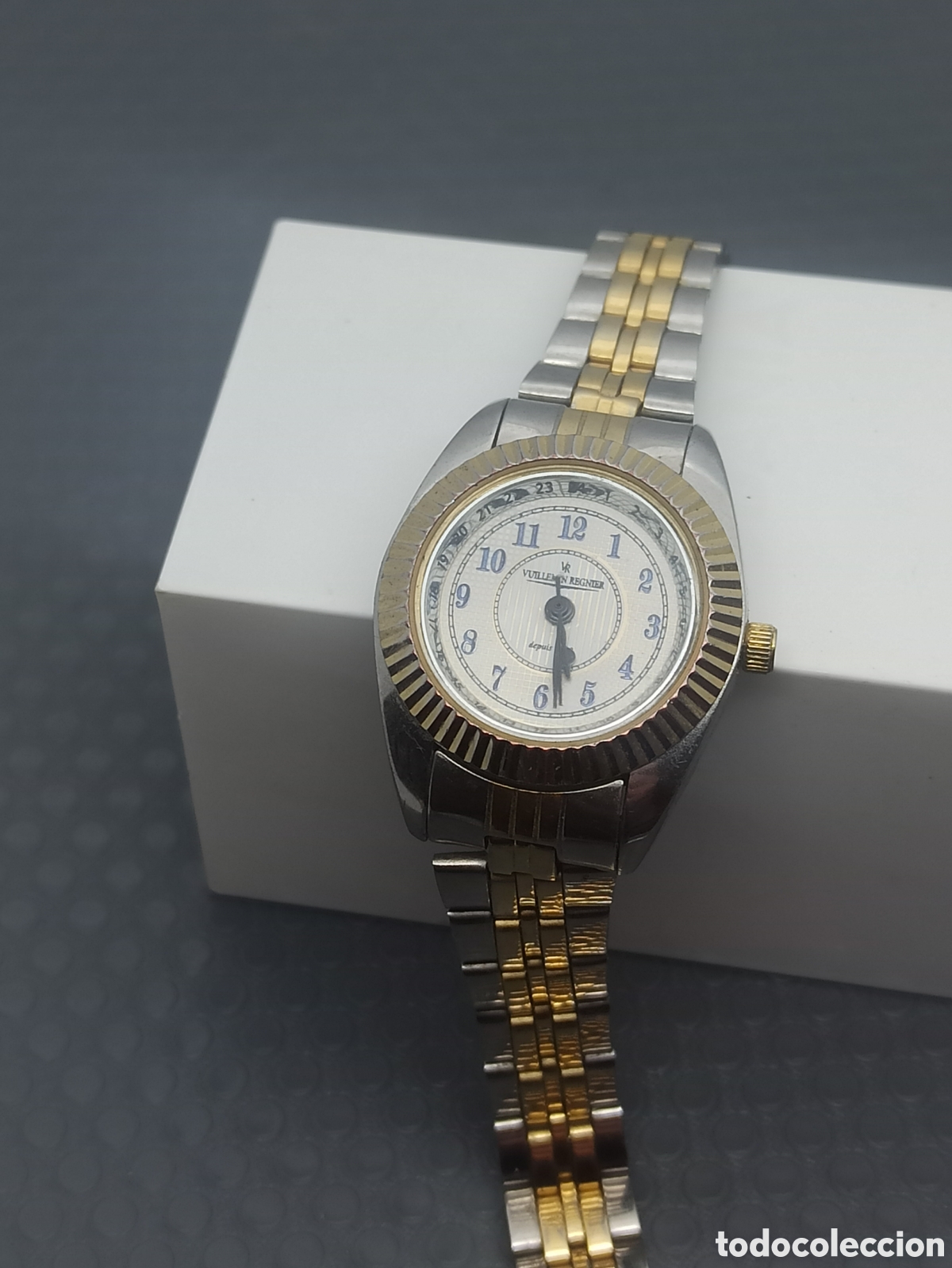 Vintage: Reloj vuillemin regnier Quartz Funciona - Foto 6