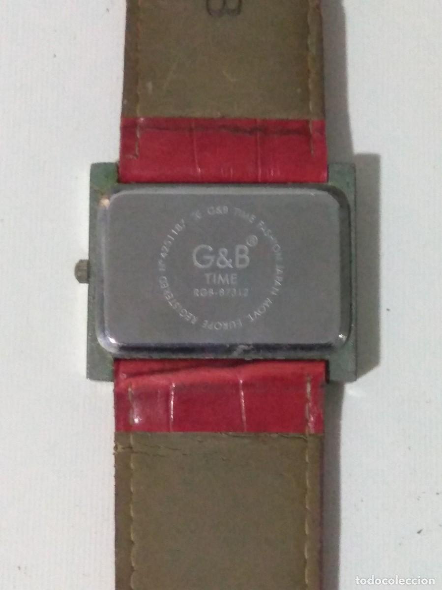 Vintage: RELOJ CUARZO G & B. Funciona - Foto 4