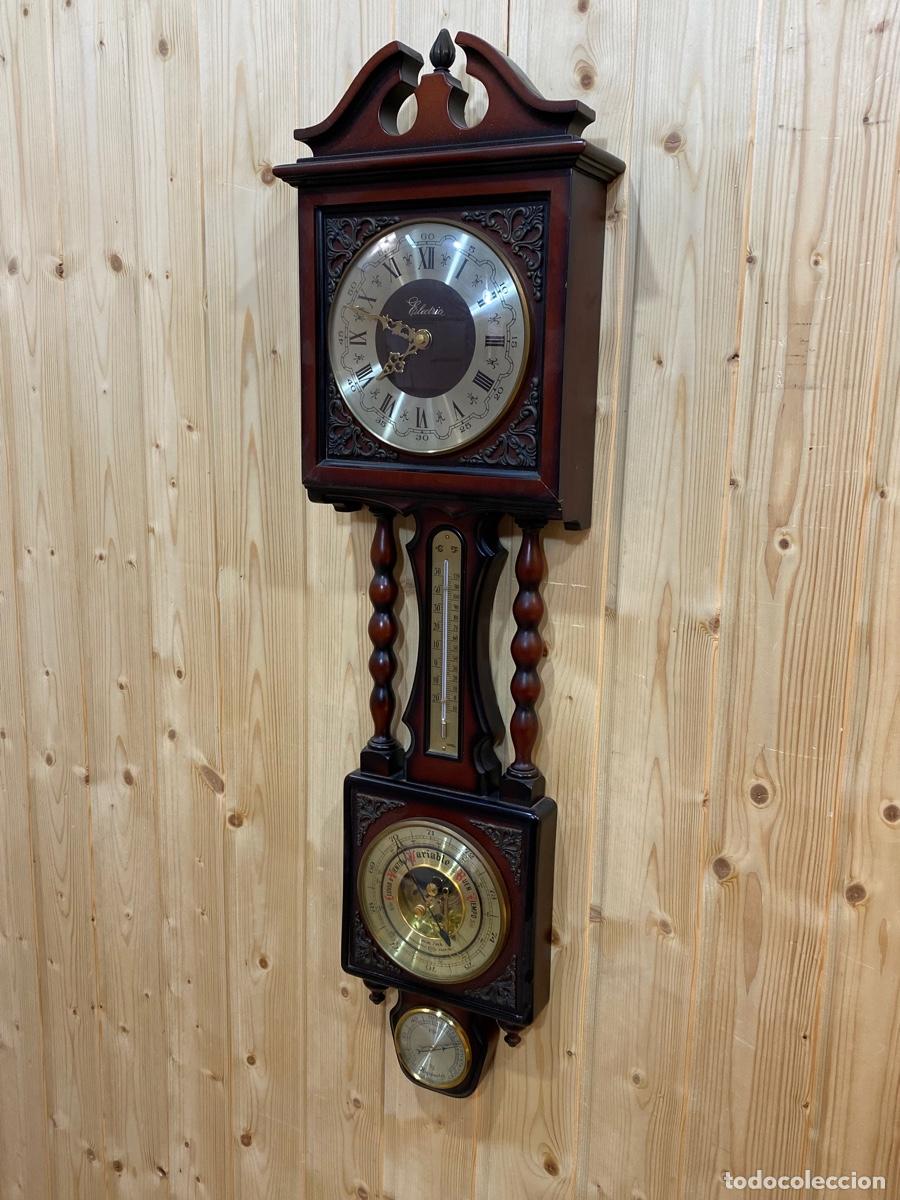 Vintage: RELOJ DE PARED CON TERMOMETRO - Foto 2