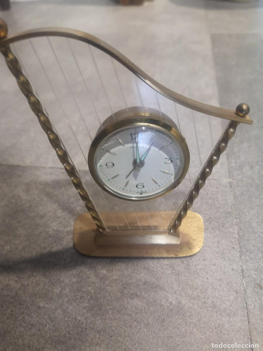 luckxuan Reloj Mesa/Reloj Sobremesa Reloj de Estilo Europeo silencioso,  Grande, Creativo, Reloj de Modelado de Bicicleta, Adornos artesanales
