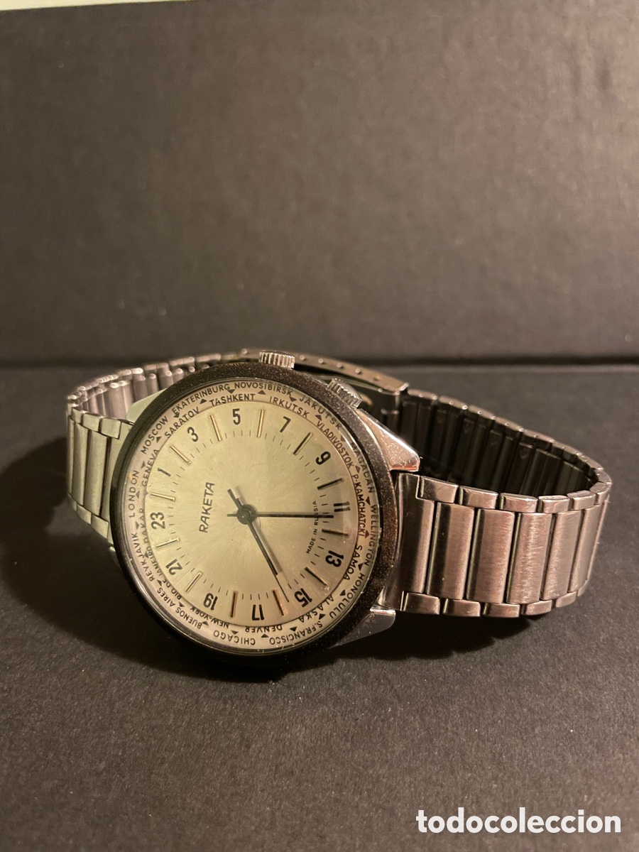 Vintage: Reloj Raketa World time. - Foto 1