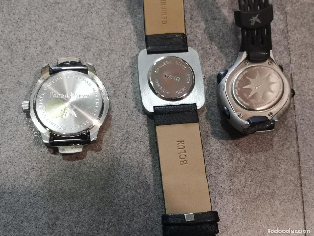 Vintage: relojes de pulsera (2 esferas y uno con cadena) - Foto 2