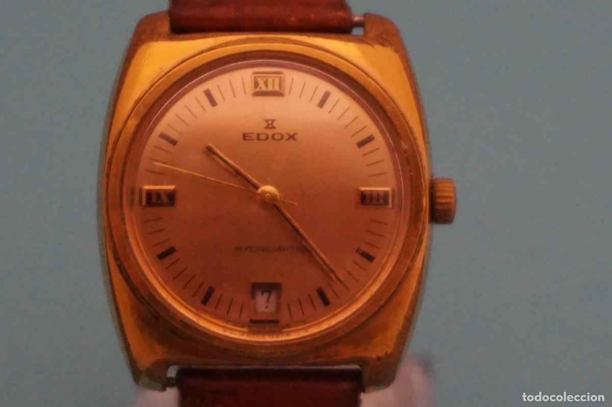 Vintage: RELOJ MECANICO EDOX HYDROMATIC - FUNCIONANDO - Foto 1