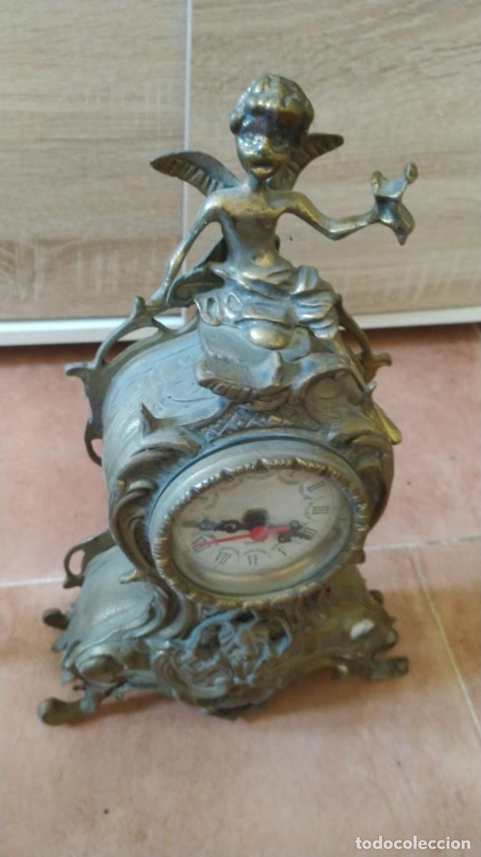 Vintage: Conjunto de reloj y candelabros - Foto 2