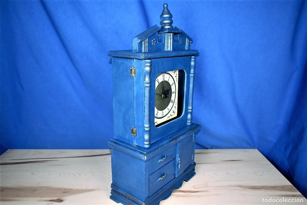 Vintage: Reloj de sobremesa en madera - Foto 7