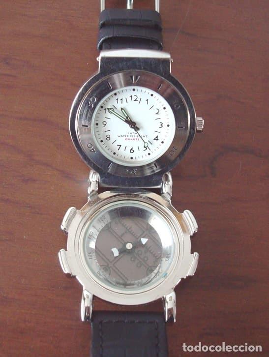Vintage: Reloj de pulsera Schweppes con br&uacute;jula - Foto 5