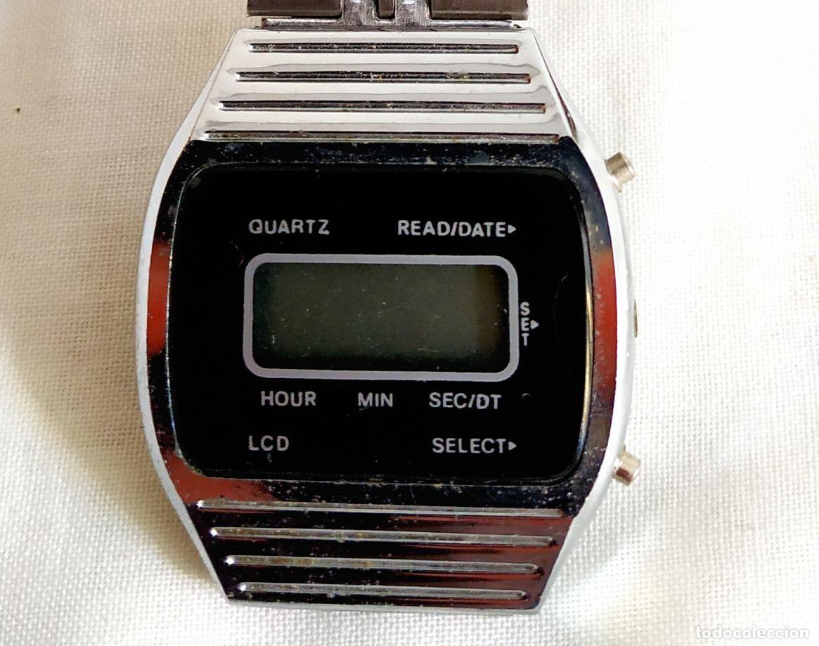 Vintage: RELOJ DIGITAL SIN MARCA - A&Ntilde;OS SETENTA - Foto 2