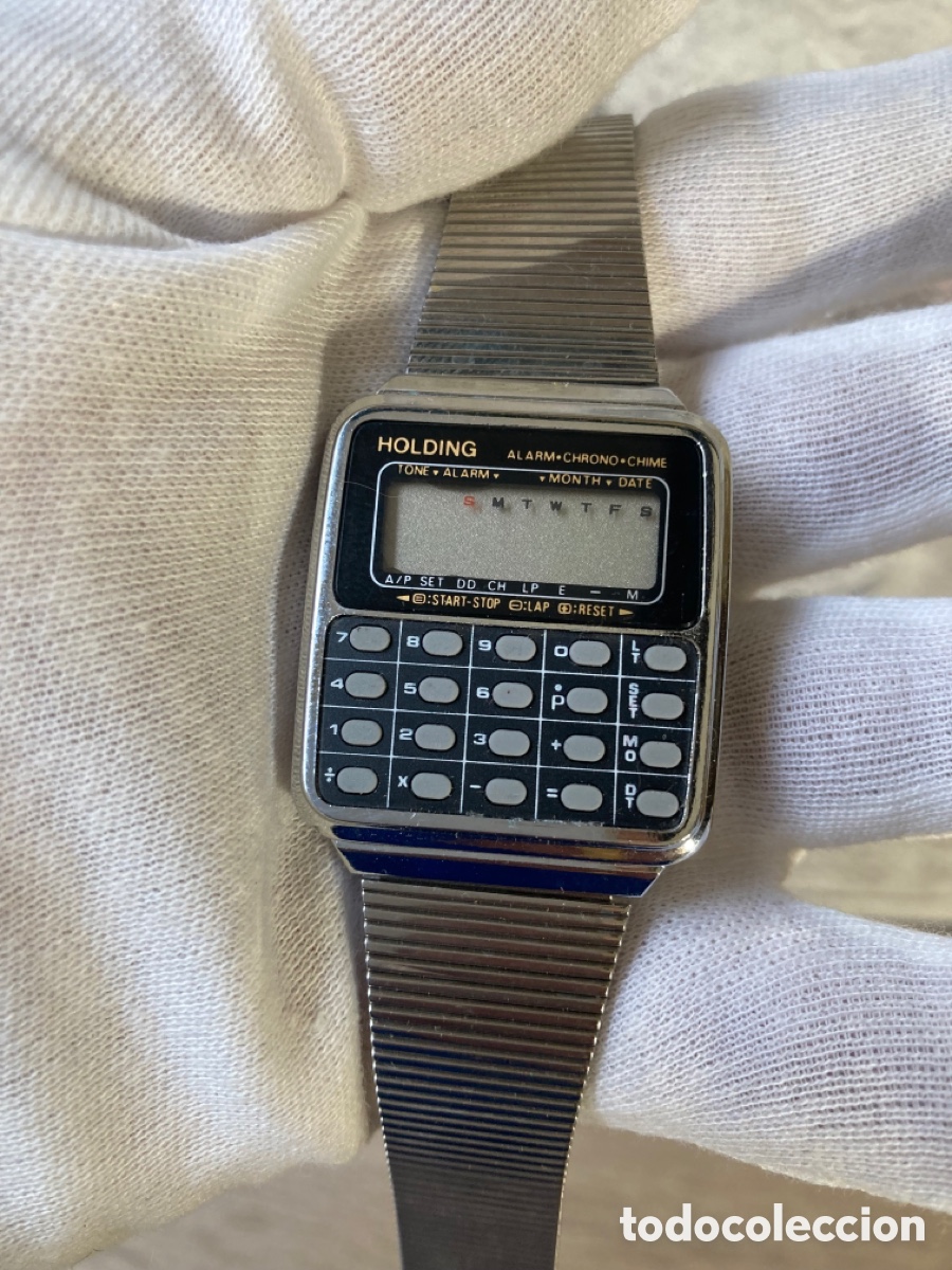 reloj calculadora vintage lcd antiguo stock de - Compra venta en  todocoleccion
