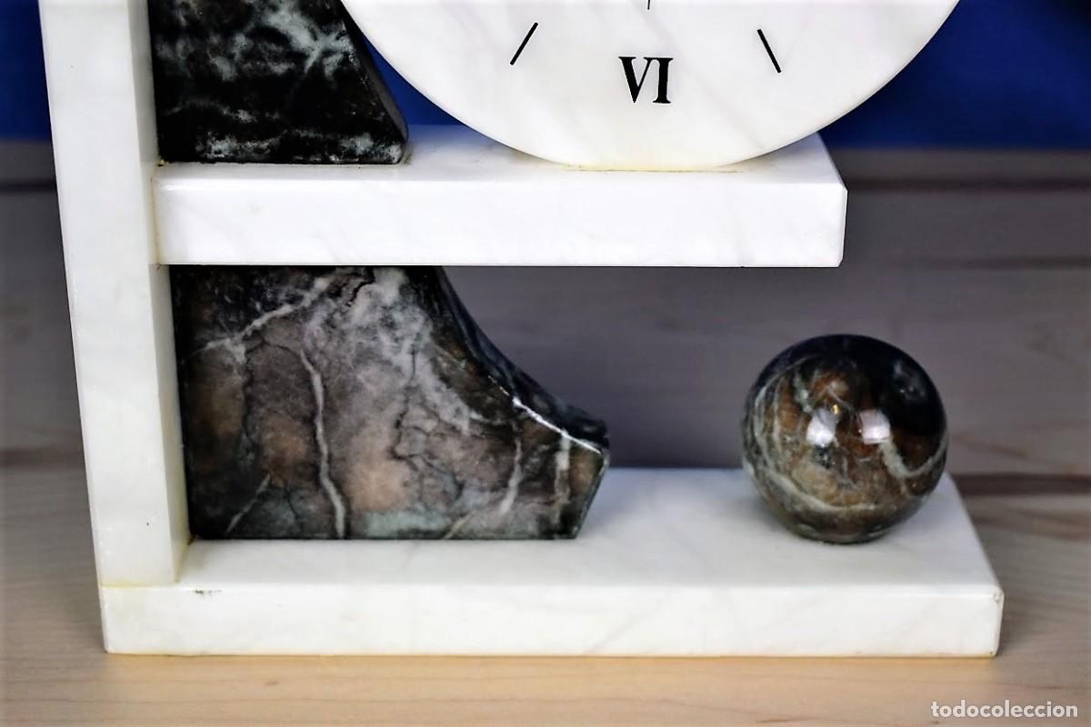 Vintage: Reloj de sobremesa en marmol - Foto 4