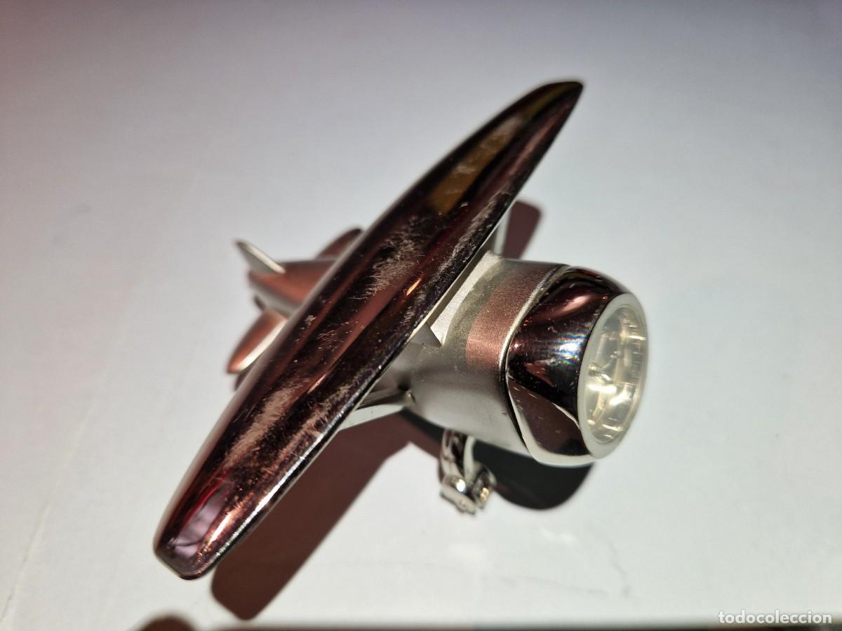 Vintage: RELOJ de metal con forma de AVION - Foto 1