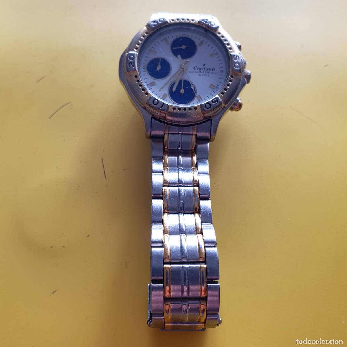 Vintage: reloj caballero quartc marca cardinal - Foto 3