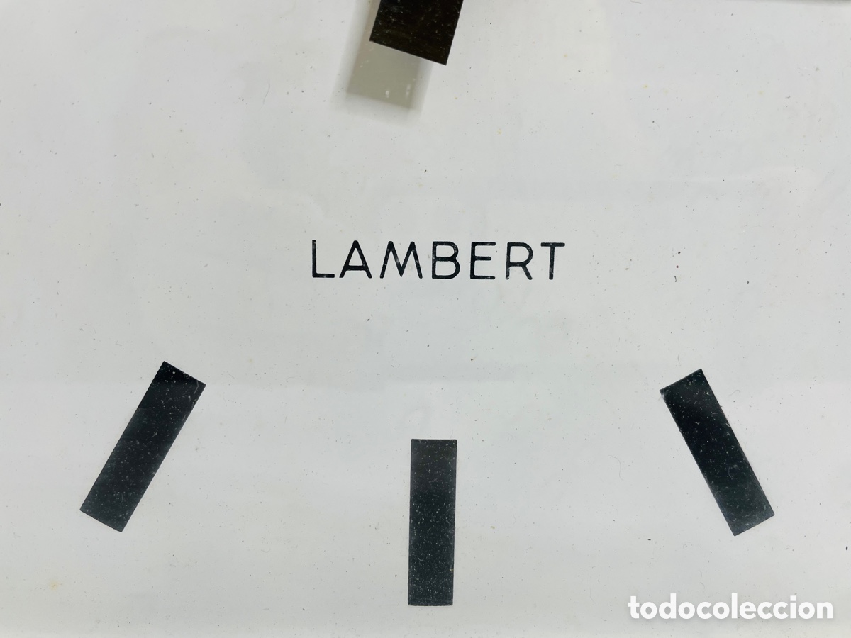 Vintage: Lambert Electric wall clock industrial - Foto 5