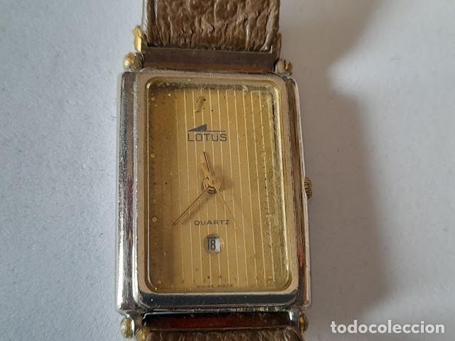 Vintage: Reloj Lotus rectangular - Foto 2