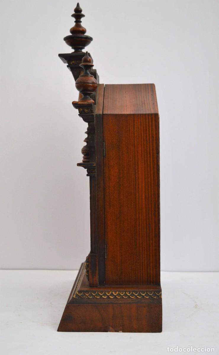 Vintage: Reloj antiguo de mesa, marca Junghans - Foto 7