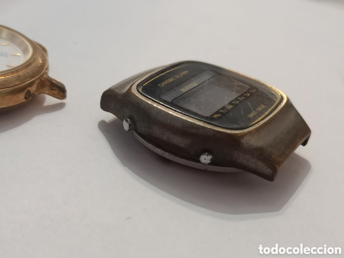 Vintage: Lote de 2 relojes Quartz funciona - Foto 4