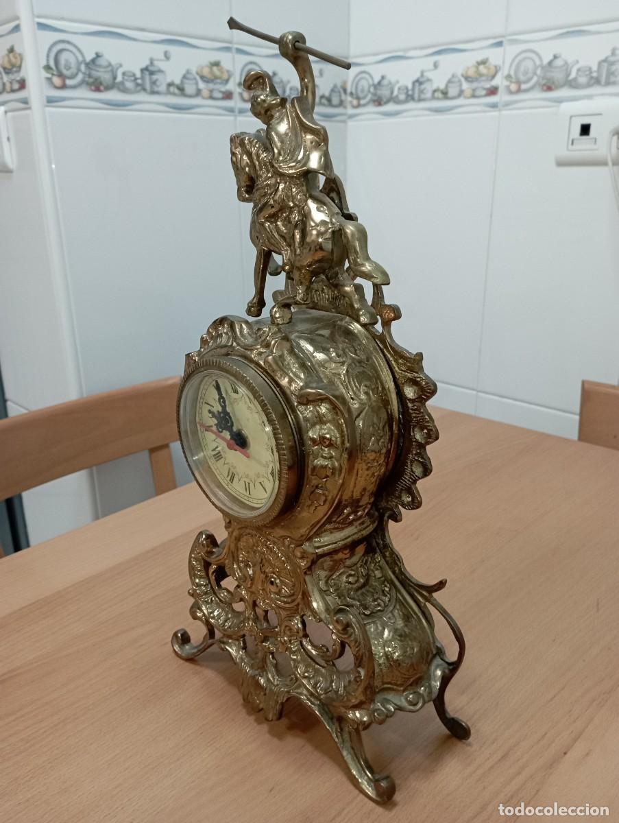 Vintage: RELOJ DE BRONCE DE SOBREMESA AUTOM&Aacute;TICO - Foto 2