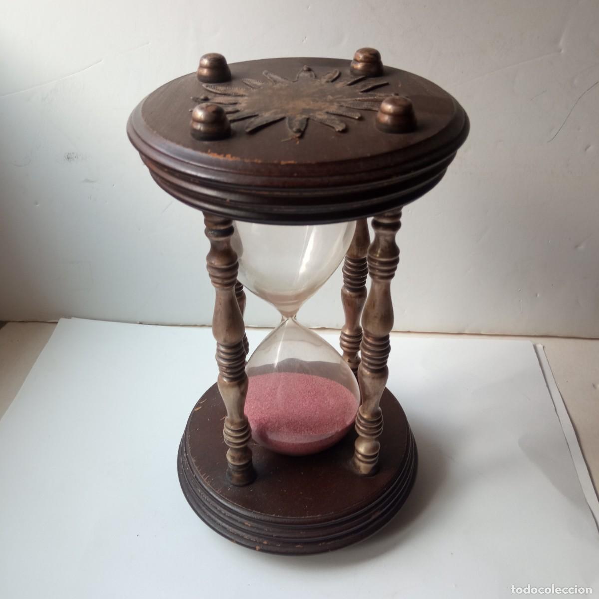 Vintage: Reloj de arena antiguo 30&rdquo; - Foto 2