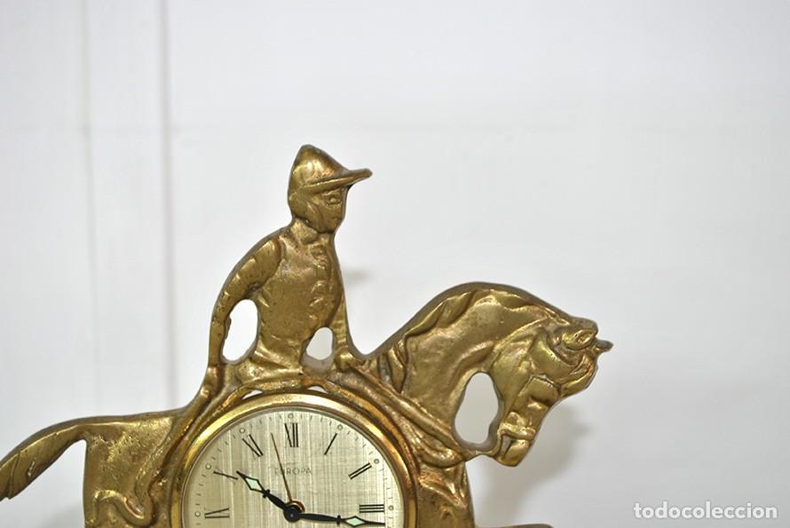 Vintage: NO FUNCIONA - RELOJ CABALLO DE BRONCE - Foto 3