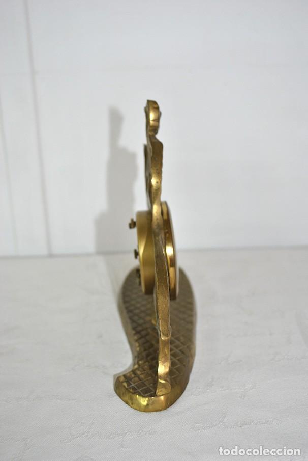 Vintage: NO FUNCIONA - RELOJ CABALLO DE BRONCE - Foto 4