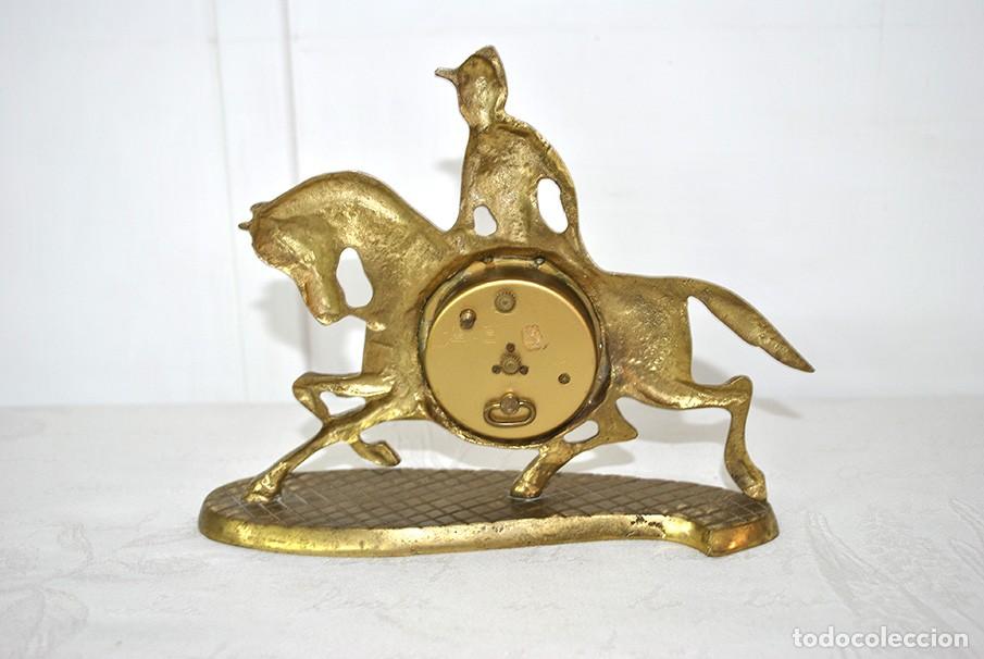 Vintage: NO FUNCIONA - RELOJ CABALLO DE BRONCE - Foto 5