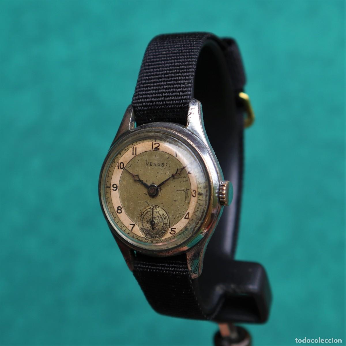 VENUS reloj de cuerda vintage militar suizo montre orologio watch