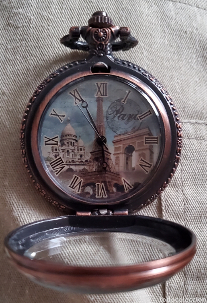 Vintage: Reloj Par&iacute;s esfera policromada - Foto 1
