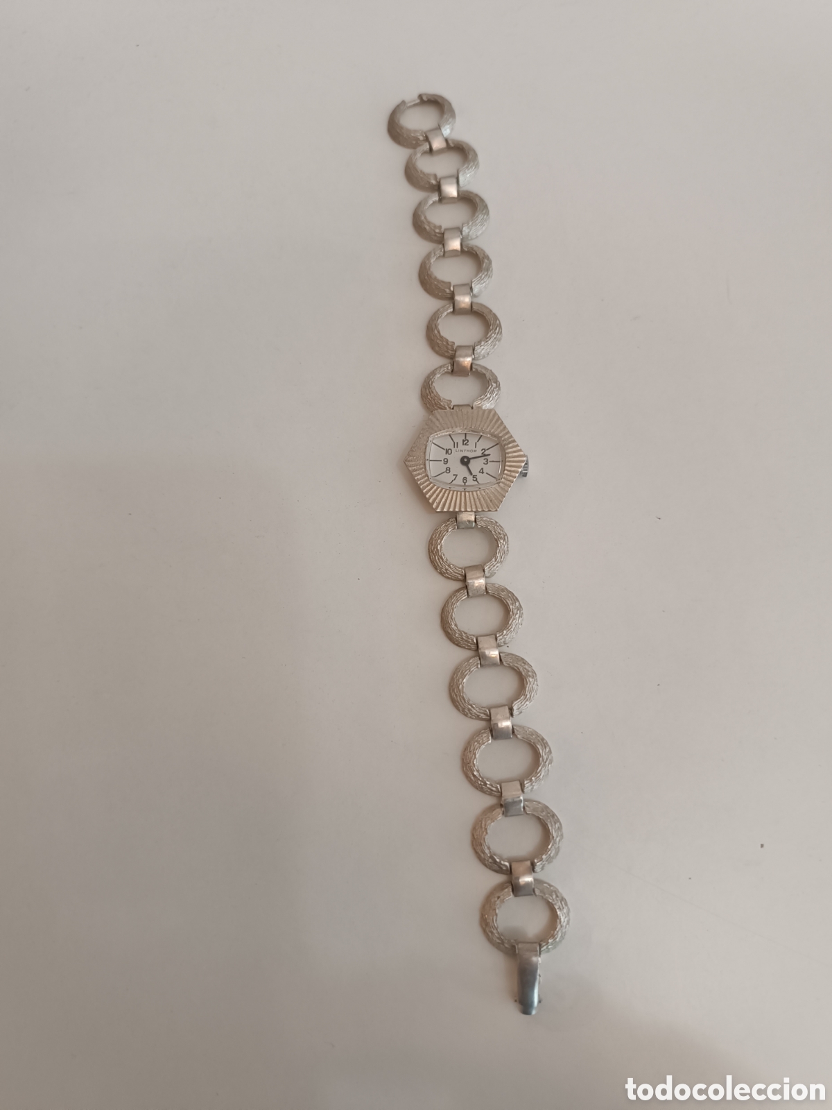 Vintage: Reloj de plata linthor - Foto 5