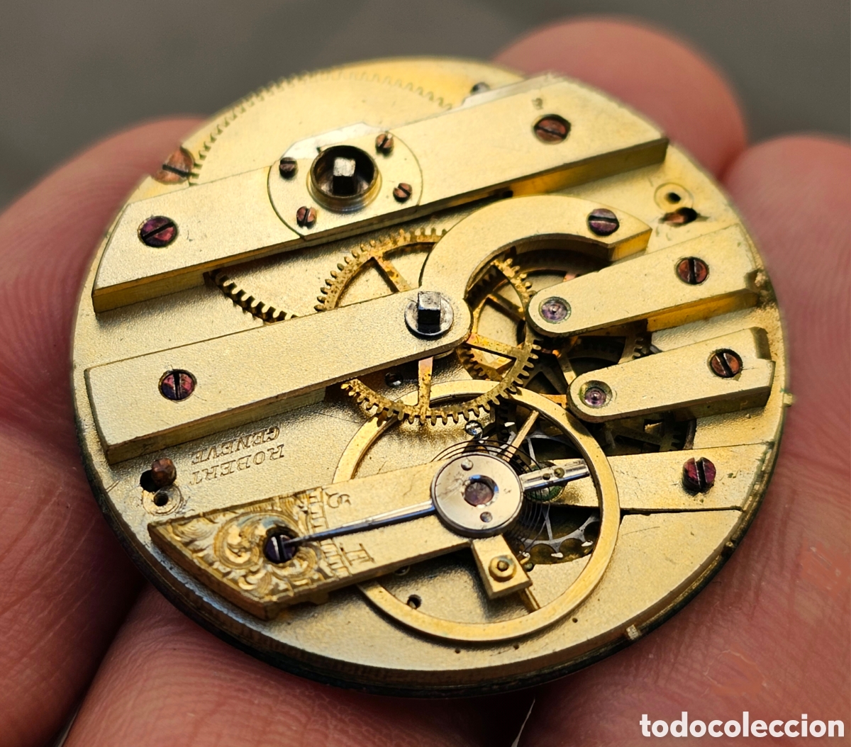 Vintage: Movimiento reloj de bolsillo ROBERT. - Foto 2