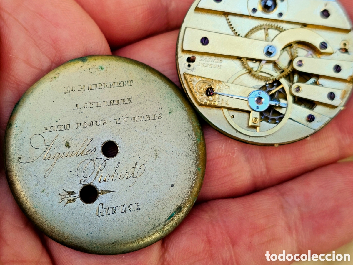 Vintage: Movimiento reloj de bolsillo ROBERT. - Foto 5