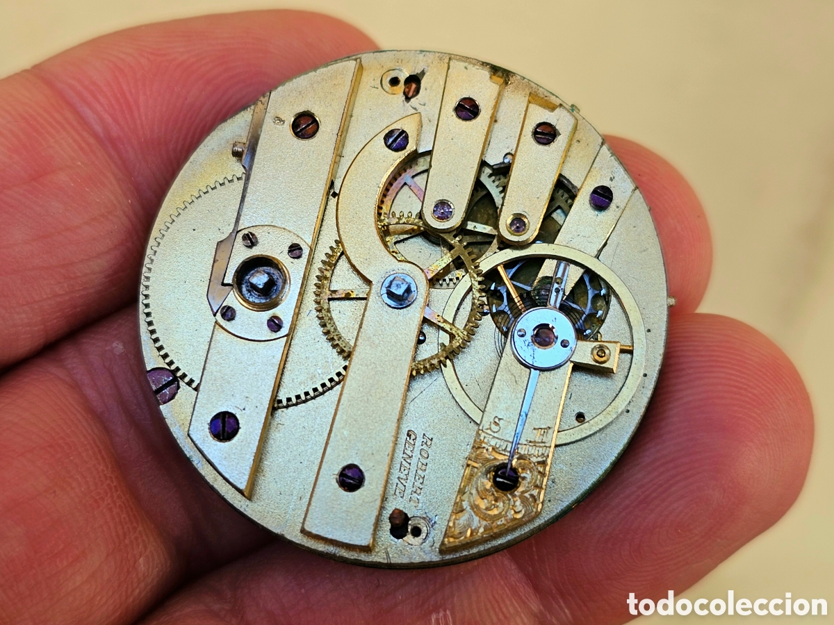 Vintage: Movimiento reloj de bolsillo ROBERT. - Foto 8