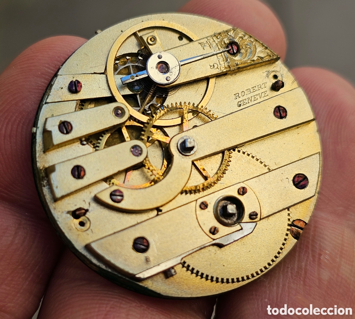 Vintage: Movimiento reloj de bolsillo ROBERT. - Foto 6