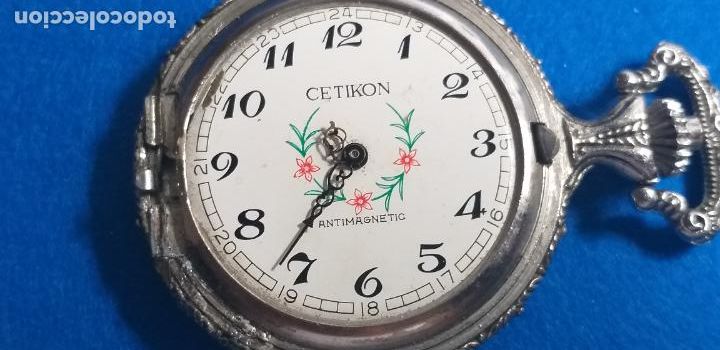 Vintage: RELOJ DE BOLSILLO DE LA MARCA CETIKON. - Foto 2