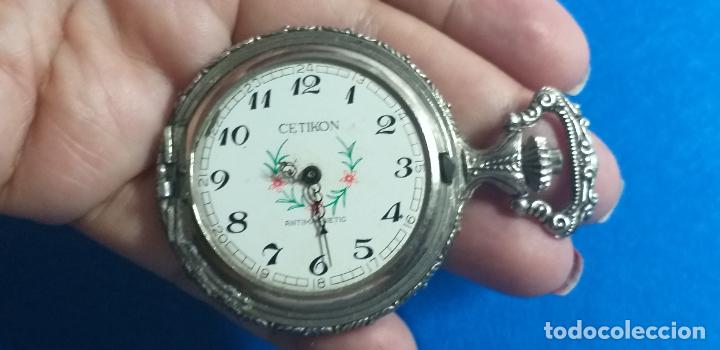Vintage: RELOJ DE BOLSILLO DE LA MARCA CETIKON. - Foto 7