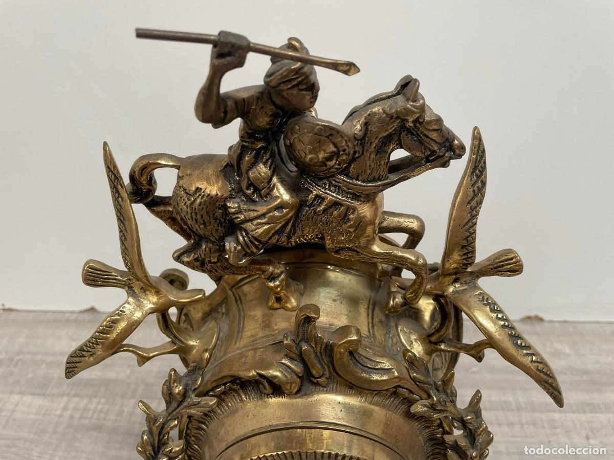 Vintage: RELOJ DE BRONCE DE SOBREMESA - Foto 2