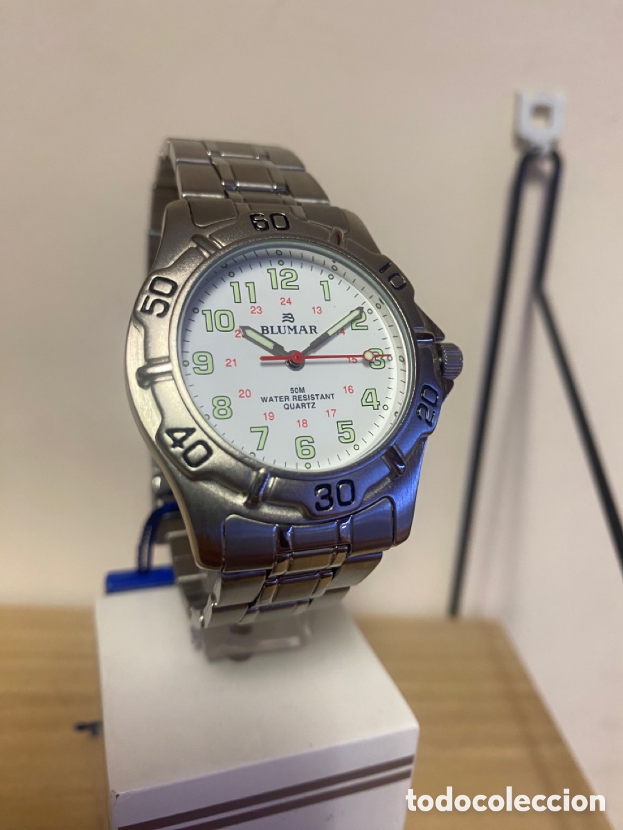 Vintage: Reloj Blumar acero nuevo - Foto 1