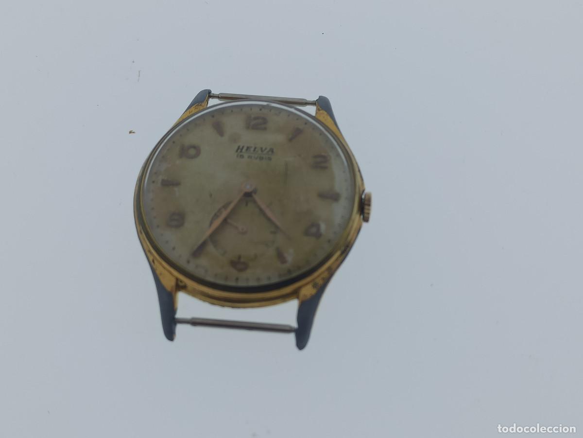 Vintage: Reloj Helva antiguo