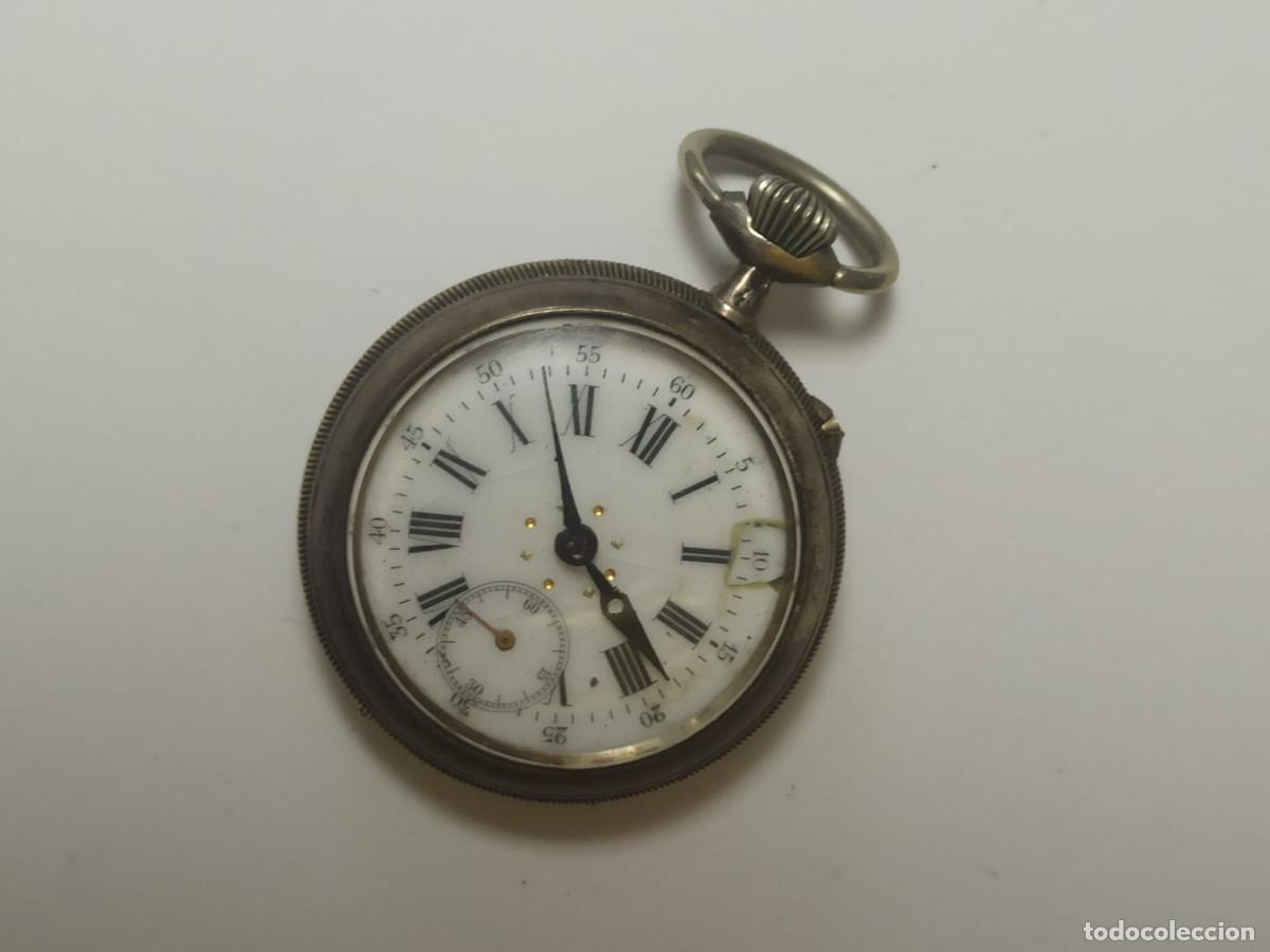 Vintage: Reloj de bolsillo de plata