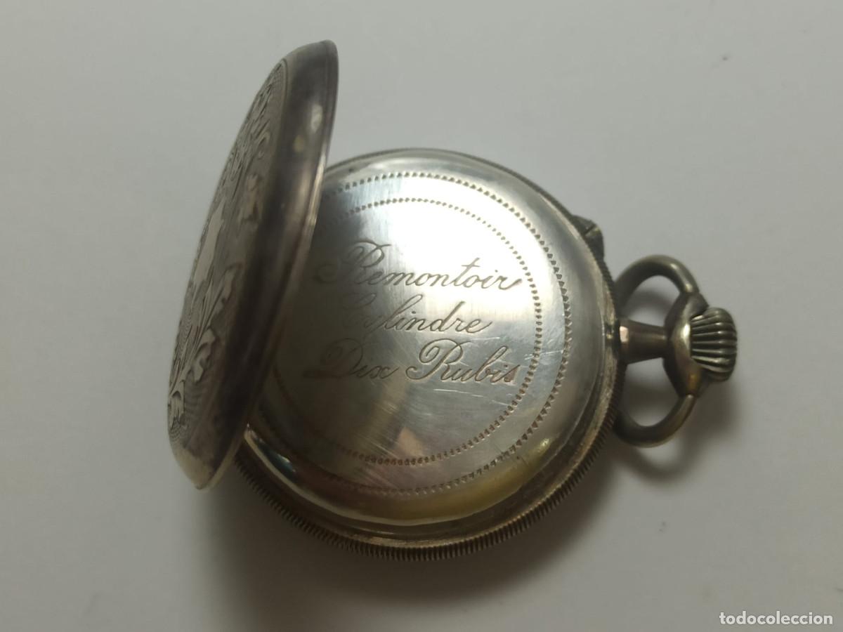 Vintage: Reloj de bolsillo de plata - Foto 7