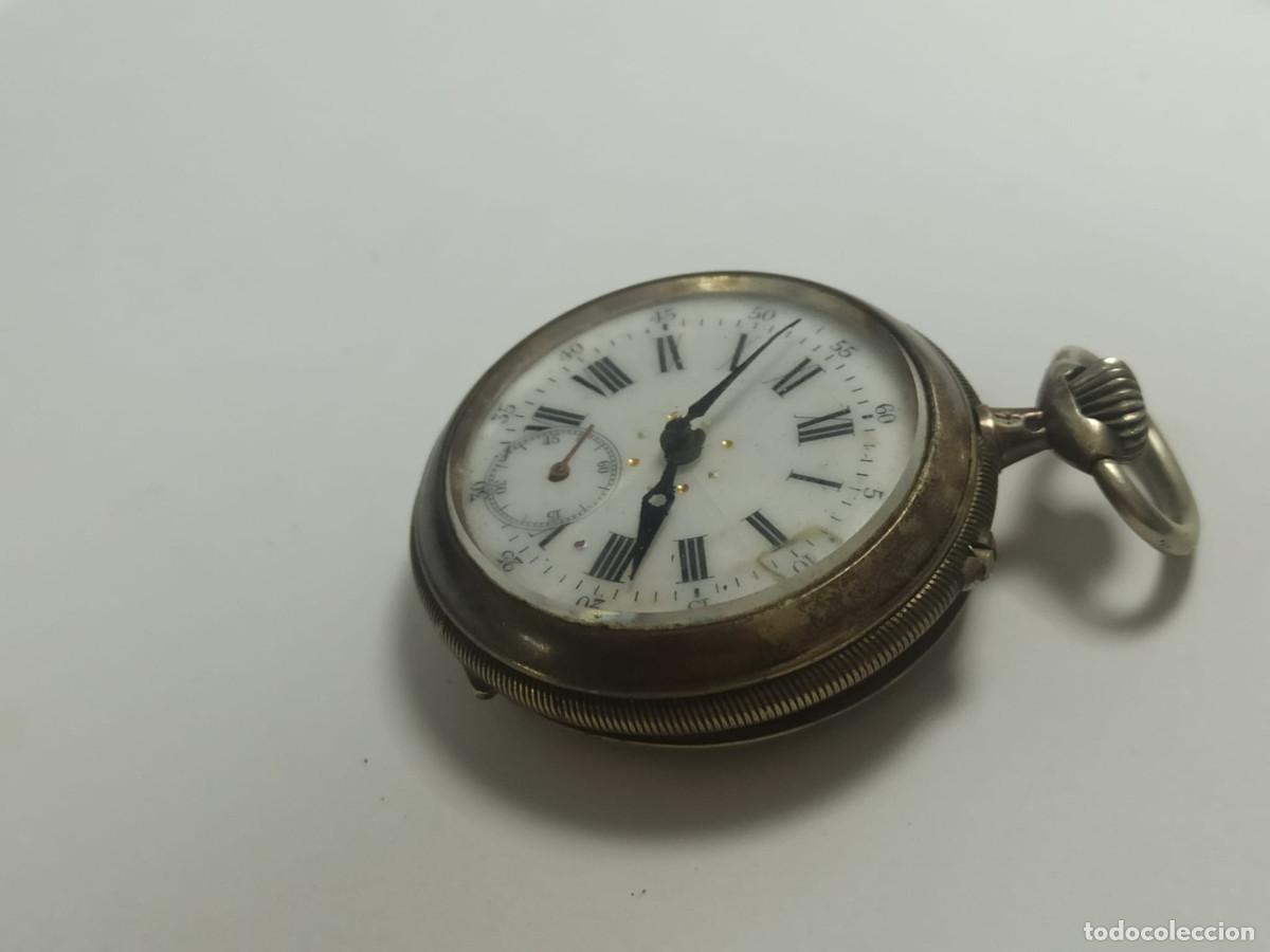 Vintage: Reloj de bolsillo de plata - Foto 8