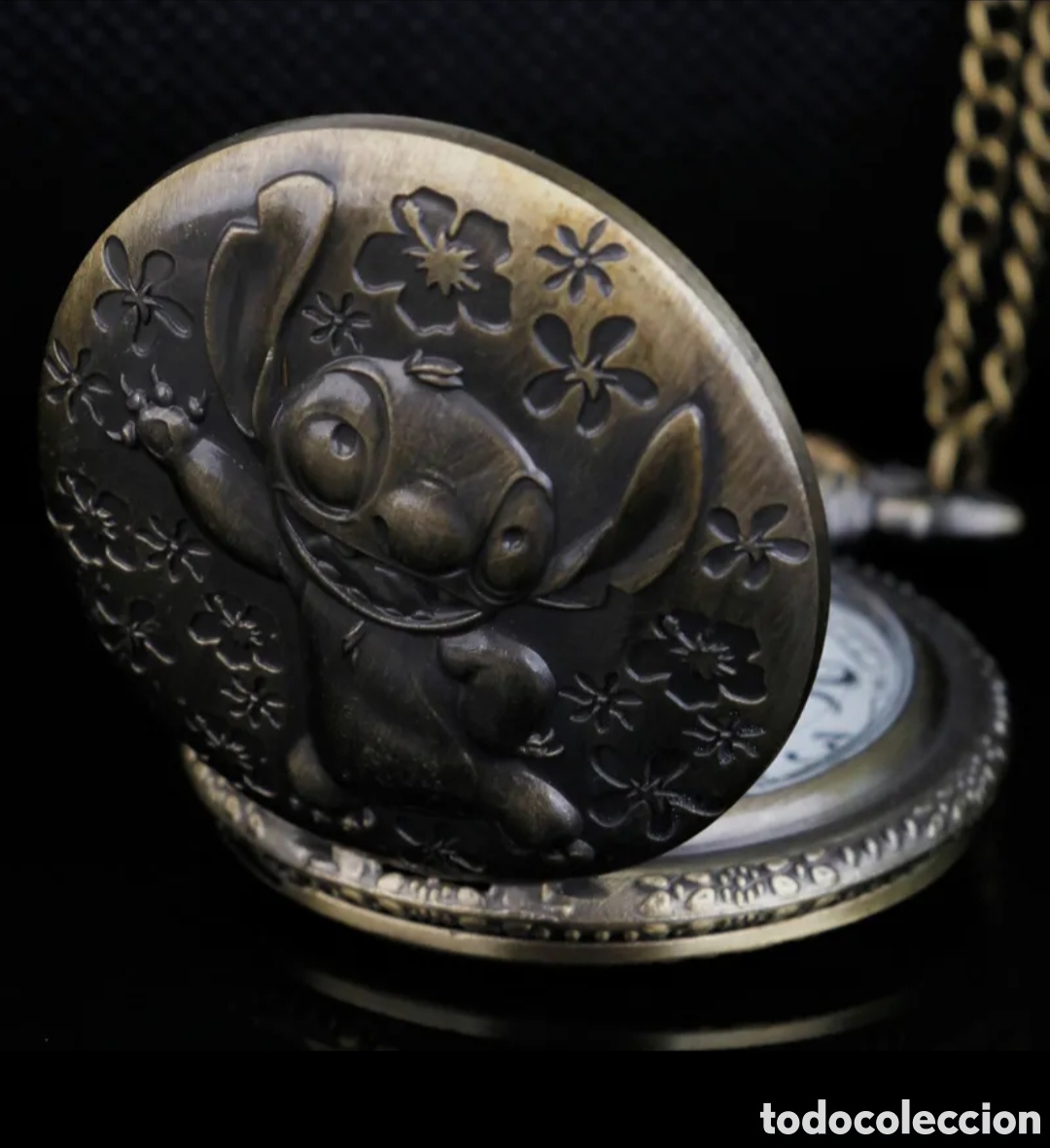 Vintage: RELOJ DE BOLSILLO, LILO & STITCH. RETRO - Foto 3