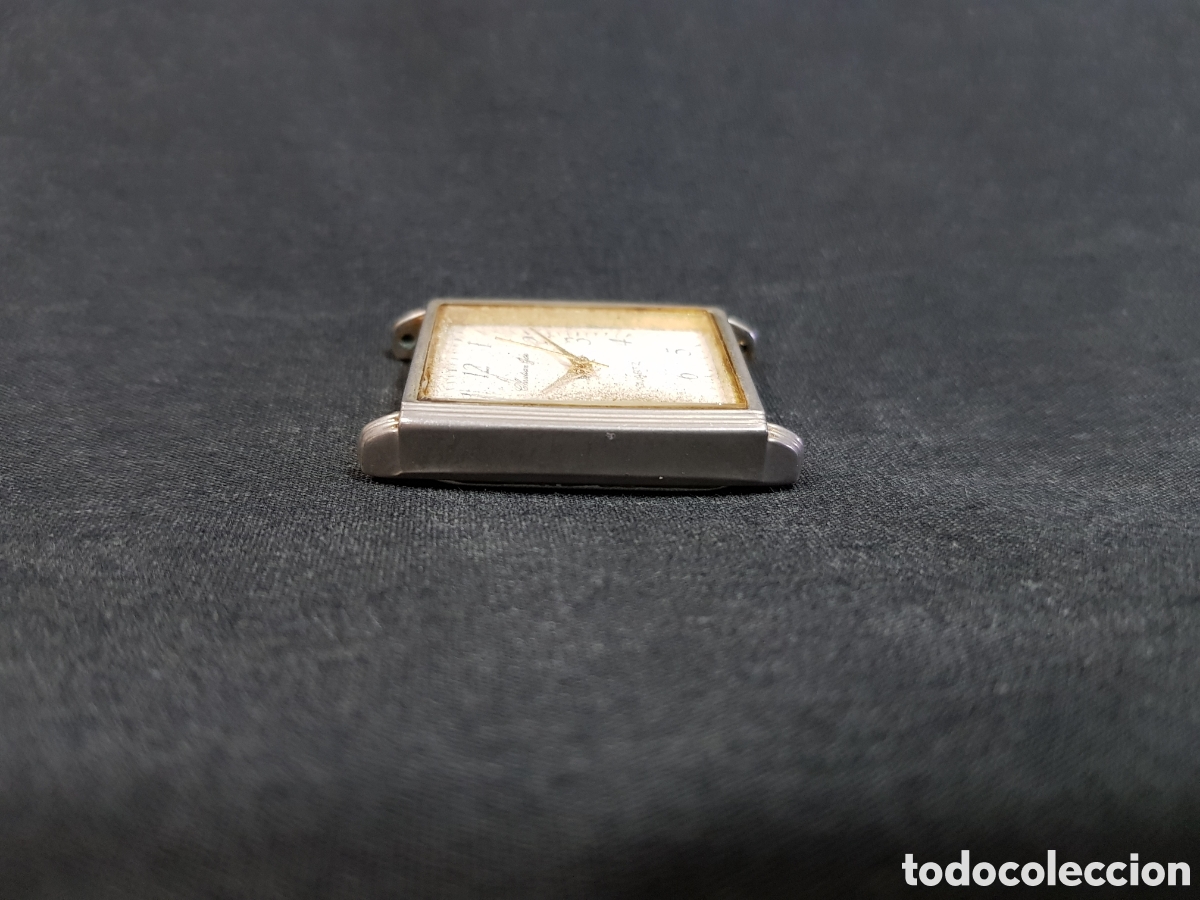 Vintage: RELOJ CHRISTIAN GAR SIN CORREA. BISEL RECTANGULAR. PARADO. - Foto 5